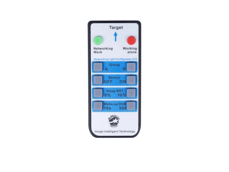 GLOBOSTAR® SMARTGROUP-REM 61703 Ασύρματο Χειριστήριο IR για όλα τα Φωτιστικά Τεχνολογίας Smart Group Linkable Control System 2.4Ghz DC 3V CR 2032 IP20 Γκρι με Μαύρο Πλαστικό ABS - Μ9 x Π4 x Υ1.5cm - 5 Χρόνια Εγγύηση