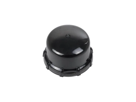 GLOBOSTAR® INDUSTRY-CAP 61707 Κάλυμμα με Zhaga Socket για τα Βιομηχανικά Φωτιστικά Καμπάνες High Bay UFO Τεχνολογίας Smart Group Linkable Control System 2.4Ghz Αδιάβροχο IP65 Μαύρο Πλαστικό ABS - Μ5 x Π5 x Υ3.5cm