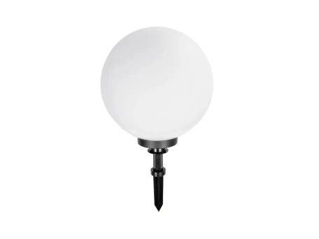 GLOBOSTAR® AGROS 61709 Φωτιστικό Κήπου / Καρφωτό με Ντουί 1 x E27 AC 220-240V Αδιάβροχο IP65 - Λευκό & Μάυρο - Μ40 x Π40 x Υ74cm
