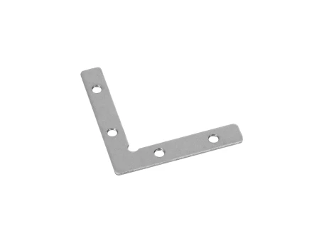 GLOBOSTAR® LUMILINE 61783 Σύνδεσμος Γ Επέκτασης Προφίλ Αλουμινίου - Ασημί - Μ4.6 x Π0.8 x Υ4.6cm
