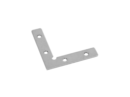 GLOBOSTAR® BRIGHTRAIL 61784 Σύνδεσμος Γ Επέκτασης Προφίλ Αλουμινίου - Ασημί - Μ4.8 x Π1 x Υ4.8cm