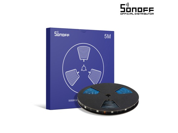 GloboStar® 80025 SONOFF L1-5050RGB-GR-5M-R2 - Smart RGB LED Light Strip Extension 5M Waterproof IP65