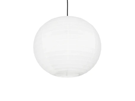 GLOBOSTAR® ROMINA 62004 Μοντέρνο Κρεμαστό Φωτιστικό Οροφής με Ντουί 1 x E27 AC 220-240V IP20 - Λευκό - Μ40 x Π40 x Υ37cm