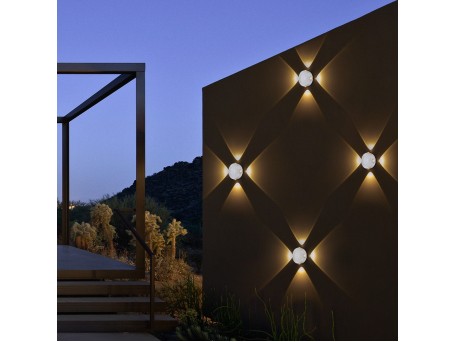 kelvo® ARKOS KLV-101-0109 Φωτιστικό Τοίχου / Απλίκα LED 8W 840lm 15° AC 220-240V Αδιάβροχο IP65 Θερμό Λευκό 2700K - CREE SMD Chip & TÜV SÜD Driver - Λευκό Ματ - Μ13 x Π5.5 x Υ13cm - 5 Χρόνια Εγγύηση