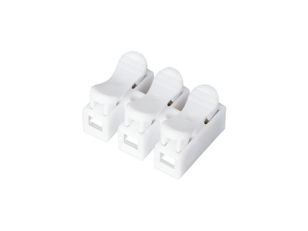 GloboStar® FAST-CONNECT 69906 Τριπλή Κλέμα Ταχείας Σύνδεσης & Διακλάδωσης Καλωδίων - 3 x Είσοδοι & 3 x Έξοδοι με Συμβατή Διατομή Καλωδίων 0.2mm² έως 1mm² - 250V 2A Max - Μ2 x Π2.7 x Υ1.9cm - Λευκό - Πακέτο 20 Τεμαχίων - 5 Years Warranty GloboStar® FAST-CONNECT 69906 Τριπλή Κλέμα Ταχείας Σύνδεσης & Διακλάδωσης Καλωδίων - 3 x Είσοδοι & 3 x Έξοδοι με Συμβατή Διατομή Καλωδίων 0.2mm² έως 1mm² - 250V 2A Max - Μ2 x Π2.7 x Υ1.9cm - Λευκό - Πακέτο 20 Τεμαχίων - 5 Years Warranty