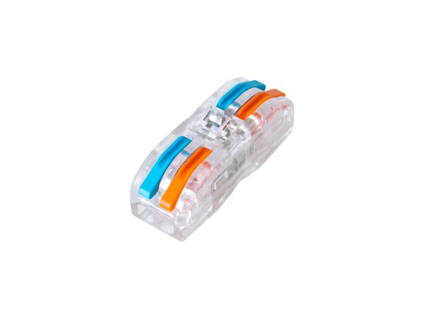 GLOBOSTAR® FAST-CONNECT 69907 Διπλή Κλέμα Ταχείας Σύνδεσης & Διακλάδωσης Καλωδίων - 2 x Είσοδοι & 2 x Έξοδοι με Συμβατή Διατομή Καλωδίων 0.08mm² έως 2.5mm² - 250V/4KV 32A Max IP20 - Διάφανο με Πορτοκαλί & Μπλε - Μ2 x Π4 x Υ1.5cm - Πακέτο 5 Τεμαχίων GLOBOSTAR® FAST-CONNECT 69907 Διπλή Κλέμα Ταχείας Σύνδεσης & Διακλάδωσης Καλωδίων - 2 x Είσοδοι & 2 x Έξοδοι με Συμβατή Διατομή Καλωδίων 0.08mm² έως 2.5mm² - 250V/4KV 32A Max IP20 - Διάφανο με Πορτοκαλί & Μπλε - Μ2 x Π4 x Υ1.5cm - Πακέτο 5 Τεμαχίων