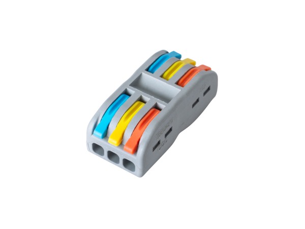 GloboStar® FAST-CONNECT 69912 Τριπλή Κλέμα Ταχείας Σύνδεσης & Διακλάδωσης Καλωδίων - 3 x Είσοδοι & 3 x Έξοδοι με Συμβατή Διατομή Καλωδίων 0.08mm² έως 2.5mm² - 250V/4KV 32A Max IP20 - Γκρι - Μ4 x Π4 x Υ1.5cm - Πακέτο 5 Τεμαχίων GloboStar® FAST-CONNECT 69912 Τριπλή Κλέμα Ταχείας Σύνδεσης & Διακλάδωσης Καλωδίων - 3 x Είσοδοι & 3 x Έξοδοι με Συμβατή Διατομή Καλωδίων 0.08mm² έως 2.5mm² - 250V/4KV 32A Max IP20 - Γκρι - Μ4 x Π4 x Υ1.5cm - Πακέτο 5 Τεμαχίων