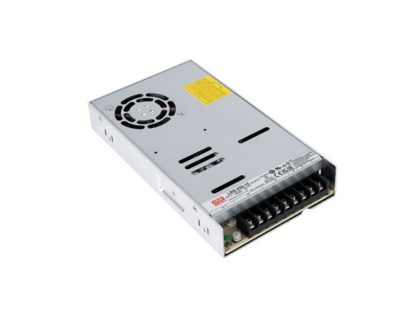 GLOBOSTAR® MEANWELL-LRS450-12 90786 Τροφοδοτικό/Μετασχηματιστής Class I PELV 450W 37.5A AC 220-240V σε DC 12V IP20 - Ρυθμιζόμενo από DC 10.2V έως DC 13.8V - Ασημί - Μ22.5 x Π12.4 x Υ3.5cm - 3 Χρόνια Εγγύηση