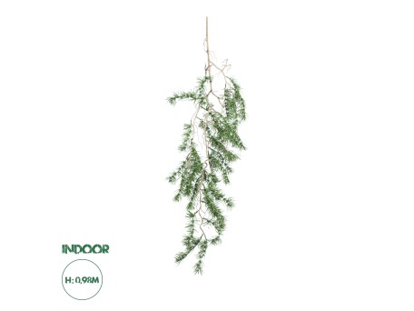 GloboStar® Artificial Garden ASPARAGUS HANGING PLANT 20621 Τεχνητό Διακοσμητικό Κρεμαστό Φυτό Σπαράγγι Υ98cm
