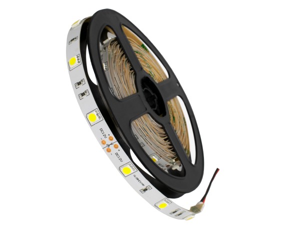 GloboStar® 70010 Ταινία LED SMD 5050 5m 7.2W/m 30LED/m 792lm/m 120° DC 12V IP20 Ψυχρό Λευκό 6000K GloboStar® 70010 Ταινία LED SMD 5050 5m 7.2W/m 30LED/m 792lm/m 120° DC 12V IP20 Ψυχρό Λευκό 6000K