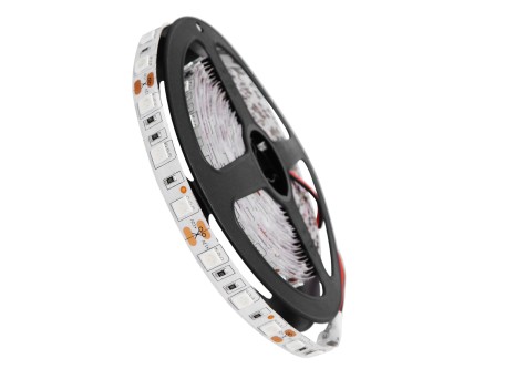 GLOBOSTAR® LUMAR 70025 Ταινία LED 14.4W/m 936lm/m 120° DC 12V IP20 60 x SMD5050 Chip/m Πράσινο Dimmable - Sanan SMD Chip - Μ500 x Π1 x Υ0.2cm - Ρολό 5 Μέτρων - 5 Χρόνια Εγγύηση