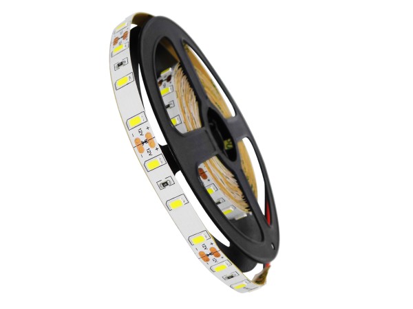 GloboStar® 70030 Ταινία LED SMD 5730 5m 20W/m 60LED/m 1500lm/m 120° DC 12V IP20 Ψυχρό Λευκό 6000K - 5 Χρόνια Εγγύηση