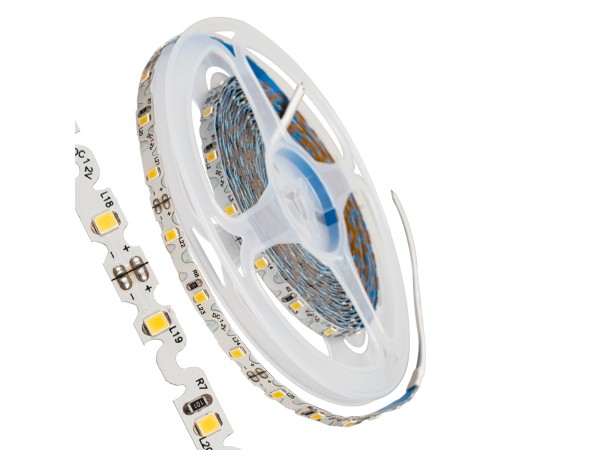 GLOBOSTAR® ZIGZAG 70042 Ταινία LED 6W/m 540lm/m 120° DC 12V IP20 60 x SMD2835 Chip/m Θερμό Λευκό 2700K Dimmable - Sanan SMD Chip - Μ500 x Π0.6 x Υ0.1cm - Ρολό 5 Μέτρων - 5 Χρόνια Εγγύηση