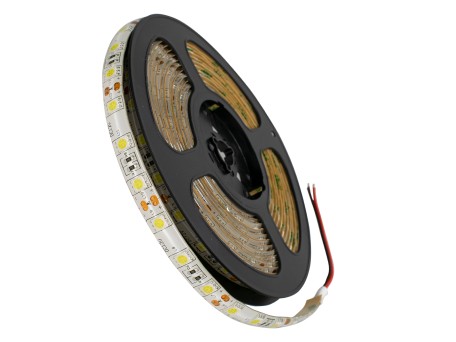 GLOBOSTAR® LUMAR 70120 Ταινία LED 14.4W/m 1440lm/m 120° DC 12V Αδιάβροχη IP65 60 x SMD5050 Chip/m Ψυχρό Λευκό 6000K Dimmable - Sanan SMD Chip - Μ500 x Π1 x Υ0.2cm - Ρολό 5 Μέτρων - 5 Χρόνια Εγγύηση