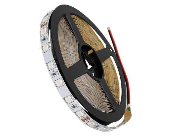 GLOBOSTAR® LUMAR 70225 Ταινία LED 14.4W/m 936lm/m 120° DC 24V IP20 60 x SMD5050 Chip/m Πράσινο Dimmable - Sanan SMD Chip - Μ500 x Π1 x Υ0.2cm - Ρολό 5 Μέτρων - 5 Χρόνια Εγγύηση