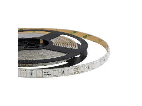 GLOBOSTAR® LUMAR 70326 Ταινία LED 14.4W/m 936lm/m 120° DC 24V Αδιάβροχη IP65 60 x SMD5050 Chip/m Μπλε Dimmable - Sanan SMD Chip - Μ500 x Π1 x Υ0.3cm - Ρολό 5 Μέτρων - 5 Χρόνια Εγγύηση