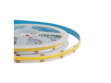 GLOBOSTAR® BEE 70349 Ταινία LED 14W/m 1540lm/m 120° DC 24V IP20 608 x COB Chip/m Ρυθμιζόμενο Λευκό CCT από 2700K έως 6000K Dimmable - Sanan COB Chip - Μ500 x Π1 x Υ0.2cm - Ρολό 5 Μέτρων - 5 Χρόνια Εγγύηση