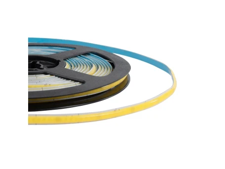 GLOBOSTAR® BEE 70355 Ταινία LED 9W/m 990lm/m 120° DC 24V IP20 384 x COB Chip/m Ψυχρό Λευκό 6000K Dimmable - Sanan COB Chip - Μ500 x Π0.5 x Υ0.2cm - Ρολό 5 Μέτρων - 5 Χρόνια Εγγύηση