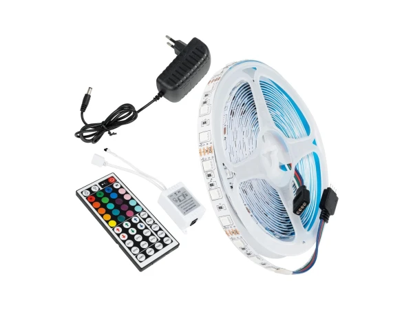 GLOBOSTAR® CHROMAWAVE 70411 Σετ Ταινίας με IR Ασύρματο Χειριστήριο & Τροφοδοτικό LED 36W 2160lm 120° AC 220-240V IP20 150 x SMD5050 Chip Πολύχρωμο RGB Dimmable - Sanan SMD Chip - Μ500 x Π1 x Υ0.2cm - Ρολό 5 Μέτρων - 2 Χρόνια Εγγύηση GLOBOSTAR® CHROMAWAVE 70411 Σετ Ταινίας με IR Ασύρματο Χειριστήριο & Τροφοδοτικό LED 36W 2160lm 120° AC 220-240V IP20 150 x SMD5050 Chip Πολύχρωμο RGB Dimmable - Sanan SMD Chip - Μ500 x Π1 x Υ0.2cm - Ρολό 5 Μέτρων - 2 Χρόνια Εγγύηση