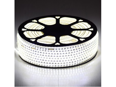 GLOBOSTAR® EPISLIM 70500 Ταινία LED 12W/m 1200lm/m 120° DC 220-240V Αδιάβροχη IP65 96 x SMD2835 Chip/m Ψυχρό Λευκό 6000K Dimmable - Epistar SMD Chip - Μ100 x Π1 x Υ0.5cm - 3 Χρόνια Εγγύηση