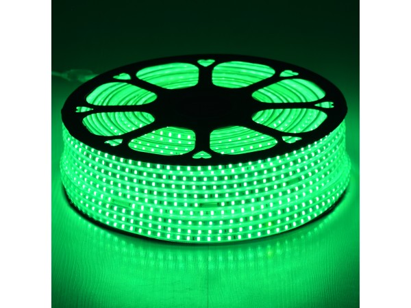 GLOBOSTAR® EPISLIM 70505 Ταινία LED 12W/m 780lm/m 120° DC 220-240V Αδιάβροχη IP65 96 x SMD2835 Chip/m Πράσινο Dimmable - Epistar SMD Chip - Μ100 x Π1 x Υ0.5cm - 3 Χρόνια Εγγύηση