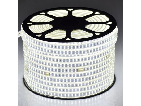 GLOBOSTAR® EPIWIDE 70510 Ταινία LED 24W/m 2400lm/m 120° DC 220-240V Αδιάβροχη IP65 180 x SMD2835 Chip/m Ψυχρό Λευκό 6000K Dimmable - Epistar SMD Chip - M100 x Π1.6 x Υ0.7cm - 3 Χρόνια Εγγύηση