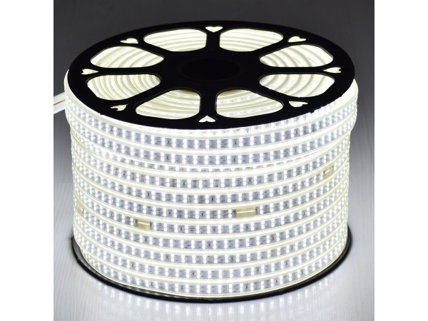 GLOBOSTAR® EPIWIDE 70510 Ταινία LED 24W/m 2400lm/m 120° DC 220-240V Αδιάβροχη IP65 180 x SMD2835 Chip/m Ψυχρό Λευκό 6000K Dimmable - Epistar SMD Chip - M100 x Π1.6 x Υ0.7cm - 3 Χρόνια Εγγύηση