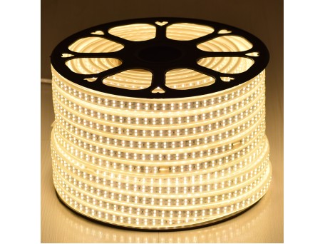 GLOBOSTAR® EPIWIDE 70512 Ταινία LED 24W/m 2160lm/m 120° DC 220-240V Αδιάβροχη IP65 180 x SMD2835 Chip/m Θερμό Λευκό 2700K Dimmable - Epistar SMD Chip - M100 x Π1.6 x Υ0.7cm - 3 Χρόνια Εγγύηση