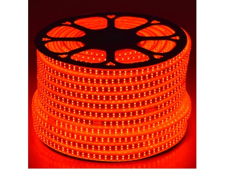 GLOBOSTAR® EPIWIDE 70514 Ταινία LED 24W/m 1560lm/m 120° DC 220-240V Αδιάβροχη IP65 180 x SMD2835 Chip/m Κόκκινο Dimmable - Epistar SMD Chip - M100 x Π1.6 x Υ0.7cm - 3 Χρόνια Εγγύηση