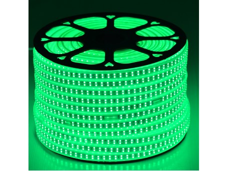 GLOBOSTAR® EPIWIDE 70515 Ταινία LED 24W/m 1560lm/m 120° DC 220-240V Αδιάβροχη IP65 180 x SMD2835 Chip/m Πράσινο Dimmable - Epistar SMD Chip - M100 x Π1.6 x Υ0.7cm - 3 Χρόνια Εγγύηση
