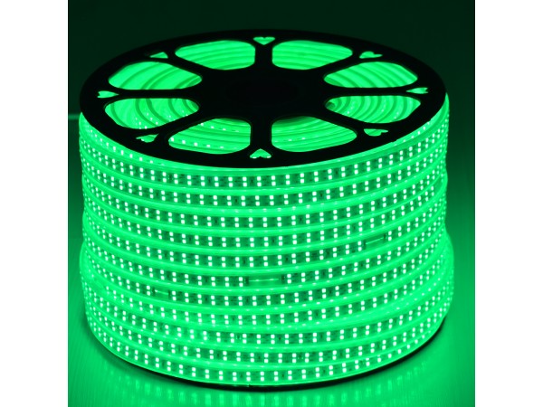 GLOBOSTAR® EPIWIDE 70515 Ταινία LED 24W/m 1560lm/m 120° DC 220-240V Αδιάβροχη IP65 180 x SMD2835 Chip/m Πράσινο Dimmable - Epistar SMD Chip - M100 x Π1.6 x Υ0.7cm - 3 Χρόνια Εγγύηση