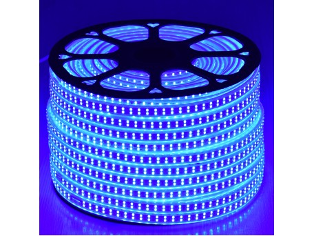 GLOBOSTAR® EPIWIDE 70516 Ταινία LED 24W/m 1560lm/m 120° DC 220-240V Αδιάβροχη IP65 180 x SMD2835 Chip/m Μπλε Dimmable - Epistar SMD Chip - M100 x Π1.6 x Υ0.7cm - 3 Χρόνια Εγγύηση