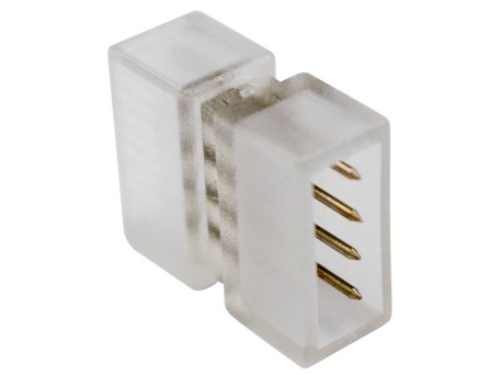 GloboStar® 70551 Σύνδεσμος I με Καρφάκια Wide Ταινίας Διπλής Σειράς RGB LED 4 Pin