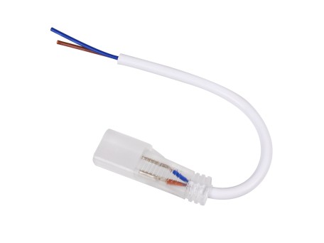 GLOBOSTAR® NEOVALE-A 70613 Σύνδεσμος για Neon Flex LED Αδιάβροχο IP65 - Διάφανο - Μ20 x Π1.9 x Υ1.1cm