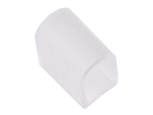 GloboStar® 70615 Τερματική Τάπα για OVALE 120° Degree Neon Flex LED DC 24V & DC 230V Αδιάβροχη IP68