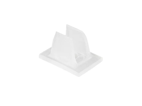 GloboStar® 70623 Βάση Στήριξης για την Neon Flex Ovale RGB LED 18W/m DC 24V - Μ2 x Π1.5 x Υ1.3cm