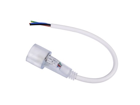 GloboStar® 70634 Καλώδιο Τροφοδοσίας για TUBE 360° Degree Neon Flex LED 24V RGB 4 Pin Αδιάβροχο IP68