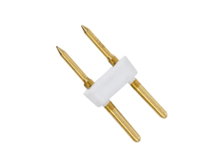 GloboStar® 70524 Σύνδεσμος Καρφάκι Slim Ταινίας Μονής Σειράς LED 2 Pin