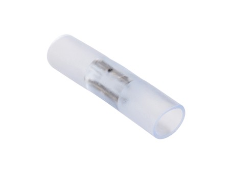 GloboStar® 70658 Σύνδεσμος I με Καρφάκια για Μονόχρωμο Φωτοσωλήνα LED 360° Degree 2 Pin