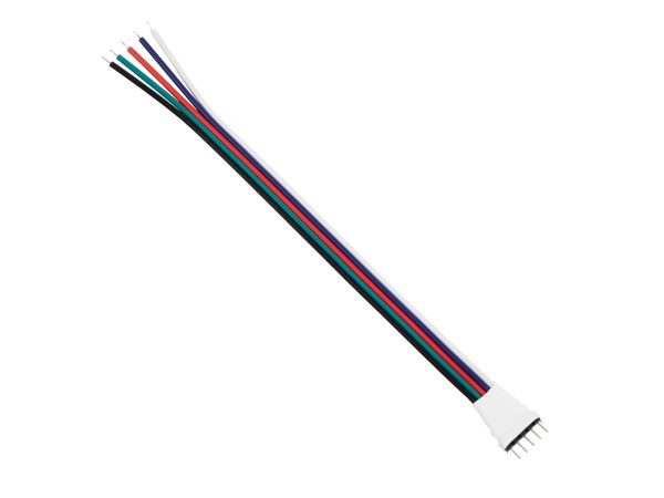 GloboStar® 70696 RGB+W Connector με 15cm Καλώδιο 5 PIN