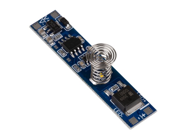GLOBOSTAR® SENSORA 70699 Ανιχνευτής / Αισθητήρας Αφής Ειδικός για Προφίλ Αλουμινίου DC 5-24V 8A 192W Max IP20 - Μ4.9 x Π1 x Υ1cm - 2 Χρόνια Εγγύηση