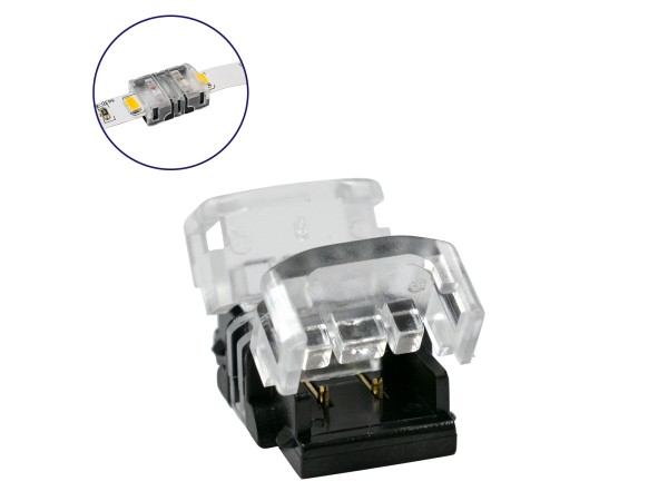 GloboStar® 70713 Ταχυσύνδεσμος Ένωσης IP20 - Strip To Strip Connector για Ένωση 2 x Μονόχρωμες Ταινίες LED Πλάτους 8mm GloboStar® 70713 Ταχυσύνδεσμος Ένωσης IP20 - Strip To Strip Connector για Ένωση 2 x Μονόχρωμες Ταινίες LED Πλάτους 8mm