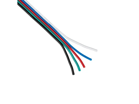 GLOBOSTAR® COLORCABLE 70737 Εύκαμπτο Πλακέ Καλώδιο 5 x 0.25mm² για Ταινία LED RGBW IP20 - Πολύχρωμο - Μ100 x Π1.1 x Υ0.1cm