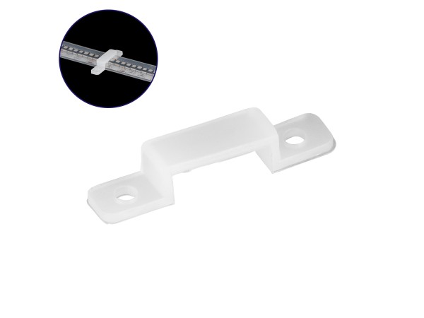 GLOBOSTAR® IPTUBE-B 70904 Βάση Στήριξης για Κανάλι Σιλικόνης Στεγανοποίησης Αδιάβροχο IP68 - Διάφανο - Μ3 x Π0.6 x Υ0.5cm