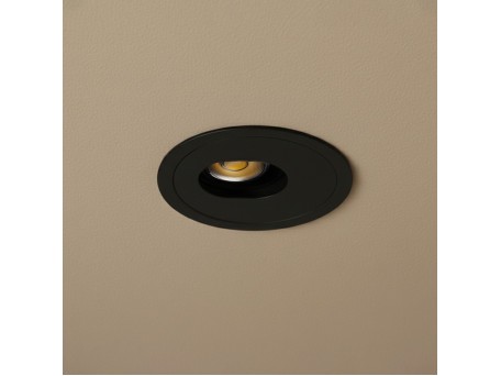 kelvo® ASYMMETRICAL KLV-101-0130 Χωνευτό Φωτιστικό Downlight Σποτ LED 7W 840lm 15°x30° AC 220-240V IP20 Θερμό Λευκό 2700K - Bridgelux COB Chip & TÜV SÜD Driver - Μαύρο Ματ - Μ8.3 x Π8.3 x Υ8.2cm / Q7.3cm - 5 Χρόνια Εγγύηση