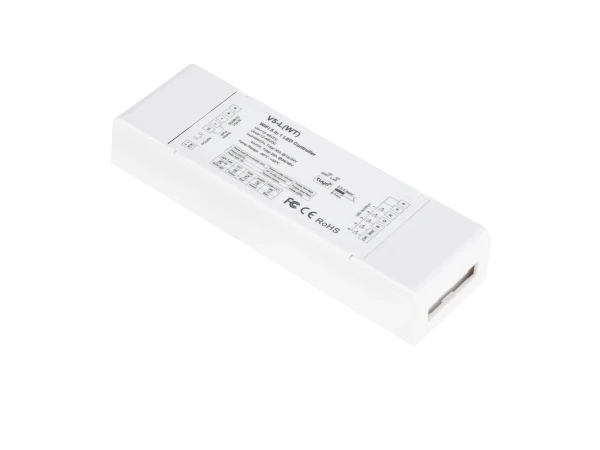 GLOBOSTAR® SKYDANCE-V5-L(WT) 71470 DC WiFi & RF 2.4Ghz & Push Dimmer / Controller με 5 x 6A 288W Κανάλια DC 12-48V 30A 1440W Max IP20 - WiFI & RF 2.4Ghz & Push Dimming - Μ18 x Π5.7 x Υ2.8cm - 5 Χρόνια Εγγύηση GLOBOSTAR® SKYDANCE-V5-L(WT) 71470 DC WiFi & RF 2.4Ghz & Push Dimmer / Controller με 5 x 6A 288W Κανάλια DC 12-48V 30A 1440W Max IP20 - WiFI & RF 2.4Ghz & Push Dimming - Μ18 x Π5.7 x Υ2.8cm - 5 Χρόνια Εγγύηση