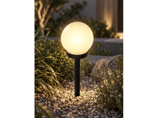 GLOBOSTAR® SFERA 71471 Διακοσμητικό Φωτιστικό Κήπου LED 1W 50lm 240° DC 5V με Φωτοβολταϊκό Panel 5V 0.1W & Επαναφορτιζόμενη Μπαταρία Li-ion 3.2V 300mAh Αδιάβροχο IP65 Θερμό Λευκό 2700K - Μ10 x Π10 x Υ33cm - 2 Χρόνια Εγγύηση GLOBOSTAR® SFERA 71471 Διακοσμητικό Φωτιστικό Κήπου LED 1W 50lm 240° DC 5V με Φωτοβολταϊκό Panel 5V 0.1W & Επαναφορτιζόμενη Μπαταρία Li-ion 3.2V 300mAh Αδιάβροχο IP65 Θερμό Λευκό 2700K - Μ10 x Π10 x Υ33cm - 2 Χρόνια Εγγύηση
