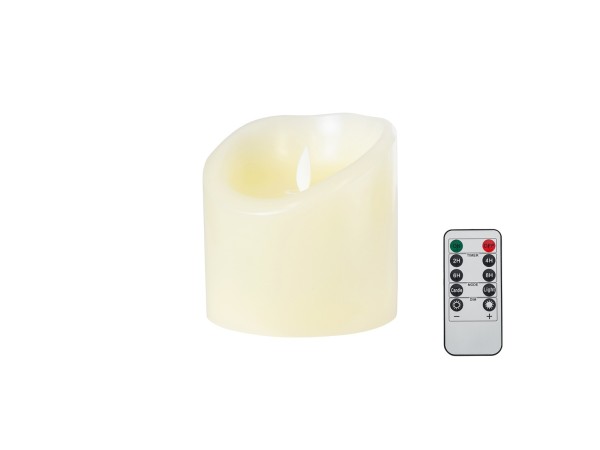 GLOBOSTAR® FIREFLAME 79541 Διακοσμητικό Κερί Παραφίνης με Εφέ Κινούμενης Φλόγας & IR Ασύρματο Χειριστήριο LED 0.5W 25lm 180° DC 3V με 2xAA Μπαταρίες IP20 Θερμό Λευκό 2700K Dimmable - Μπεζ - Μ10 x Π10 x Υ10cm - 2 Χρόνια Εγγύηση GLOBOSTAR® FIREFLAME 79541 Διακοσμητικό Κερί Παραφίνης με Εφέ Κινούμενης Φλόγας & IR Ασύρματο Χειριστήριο LED 0.5W 25lm 180° DC 3V με 2xAA Μπαταρίες IP20 Θερμό Λευκό 2700K Dimmable - Μπεζ - Μ10 x Π10 x Υ10cm - 2 Χρόνια Εγγύηση