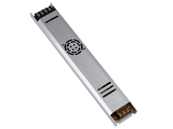 GloboStar® 73030 Μεταλλικό Τροφοδοτικό PELV Ultra Slim για Προϊόντα LED 400W 33A - AC 220-240V σε DC 12V - IP20 L31 x W5.4 x H2.3cm - 3 Χρόνια Εγγύηση