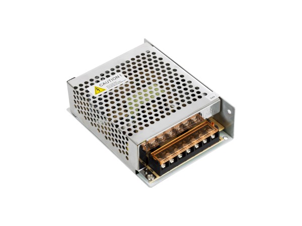 GLOBOSTAR® LUMIVOLT 73043 Τροφοδοτικό/Μετασχηματιστής PELV 120W 5A DC 24V IP20 - AC 220-240V σε DC 24V / Ρυθμιζόμενo από DC 22.5V έως DC 25.5V - Μ13 x Π10 x Υ4cm - 3 Χρόνια Εγγύηση